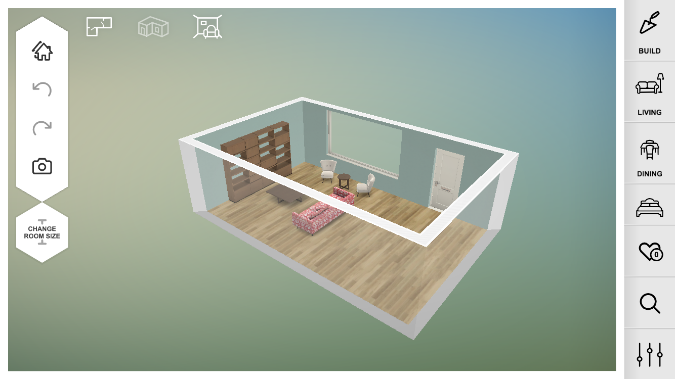 living room arrangement app