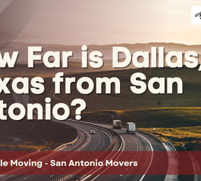 How Far is Dallas Texas from San Antonio