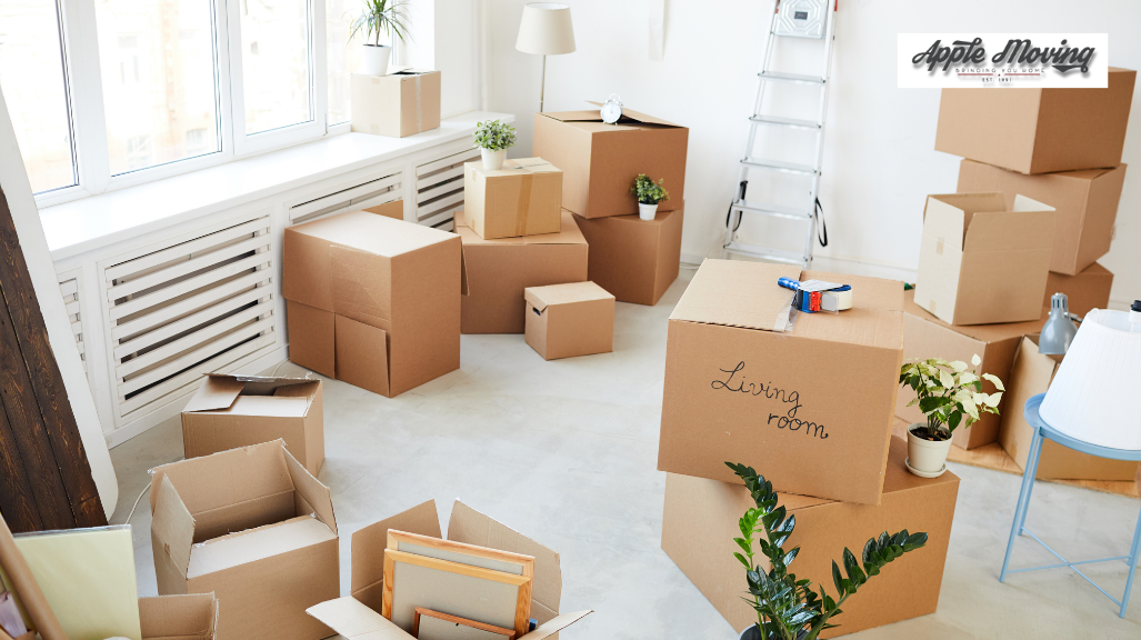 brown cardboard box lot