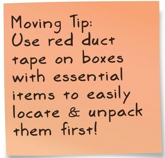 Moving tip with red tape