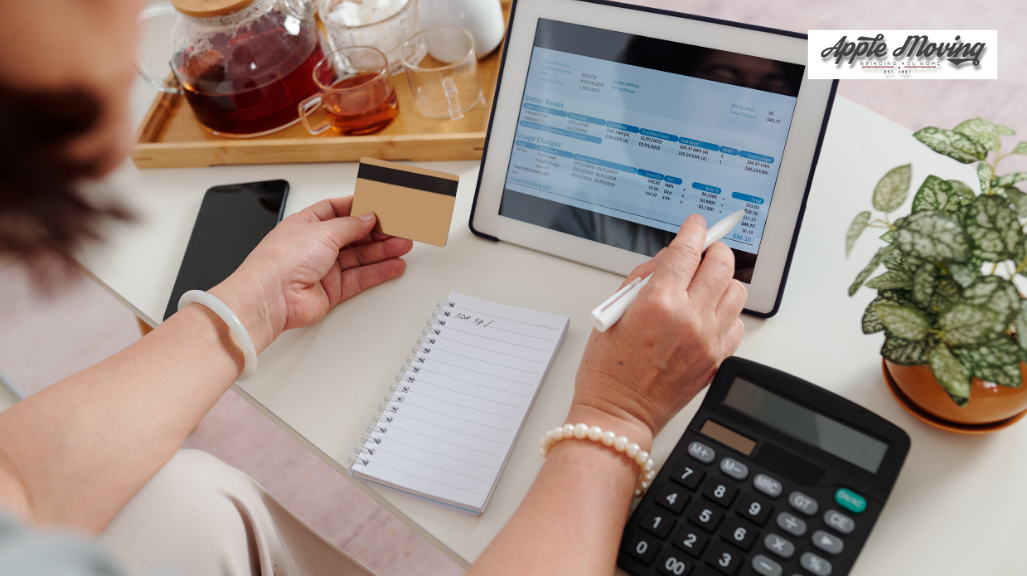 woman holding card and smart pen for tablet